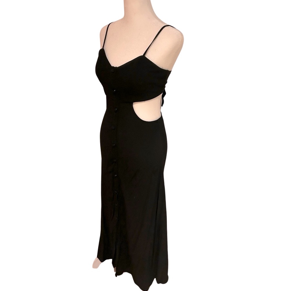Flynn Skye Maxi dress with side cut out and tie back